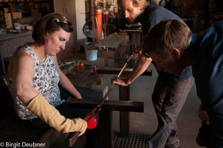 Jason Stropko Verlocal Glassblowing class
